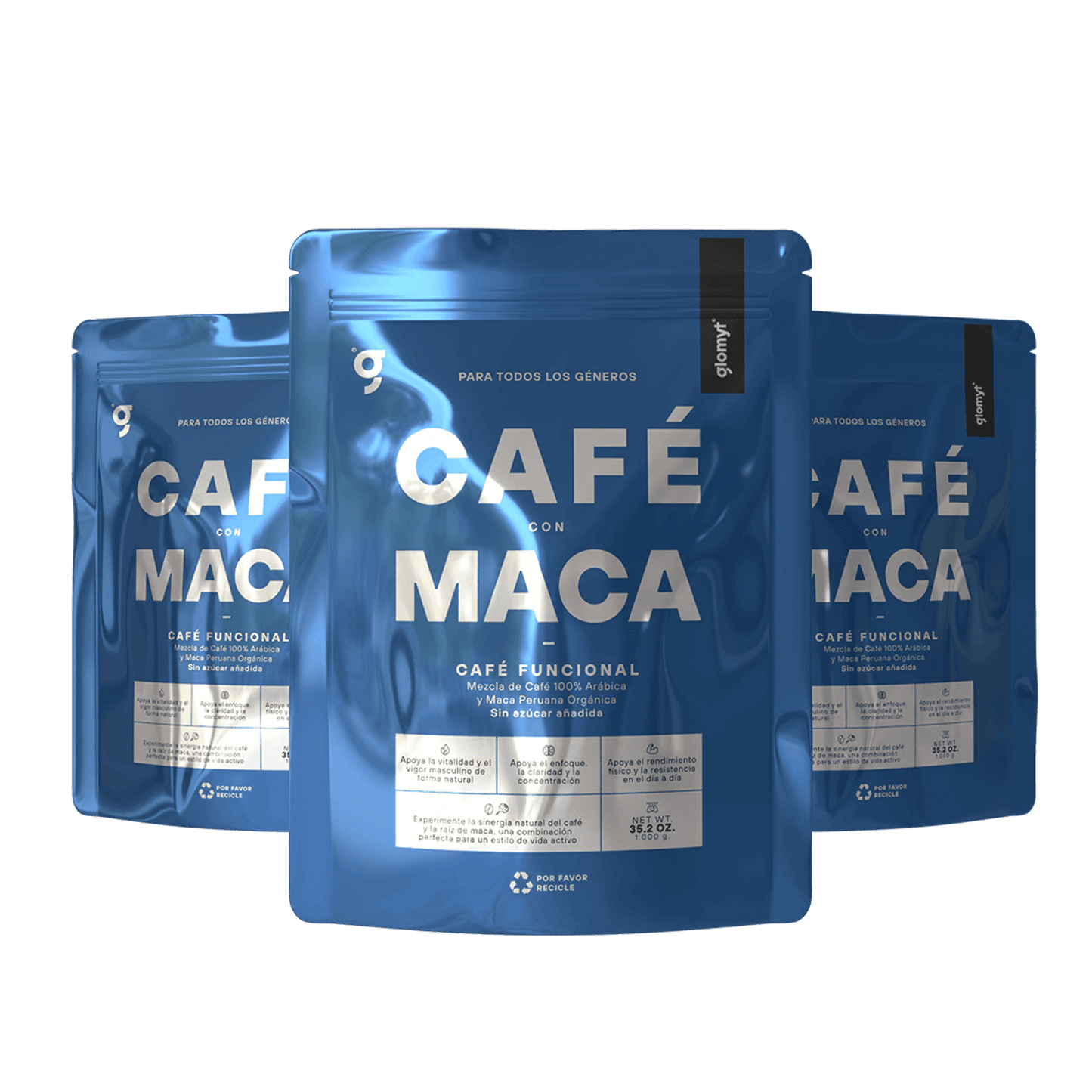 Café con Maca | 1000 g | Molido | Tostión Media Alta | Azul