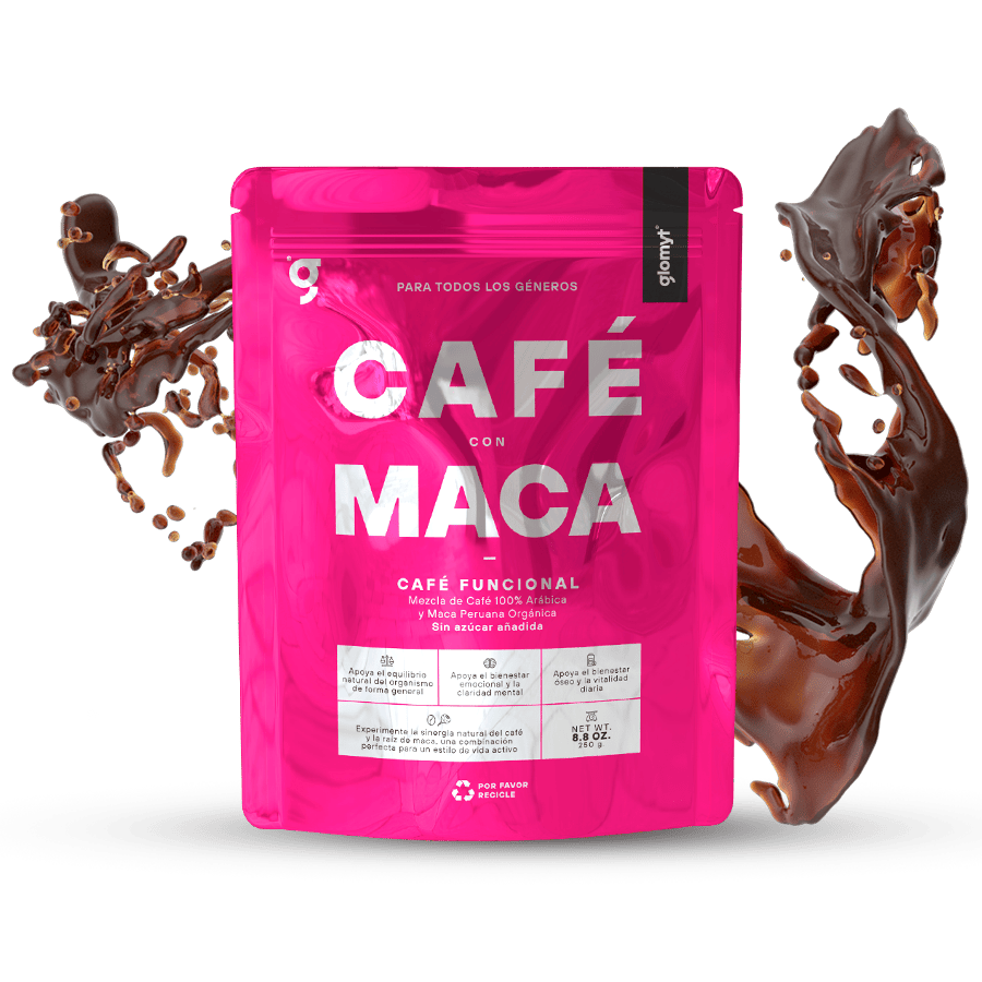 Café con Maca 250 g + Termo Acero Inoxidable Edición Especial Rosa