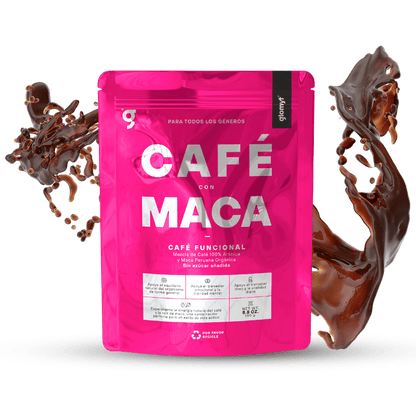 Café con Maca 250 g + Termo Acero Inoxidable Edición Especial Rosa